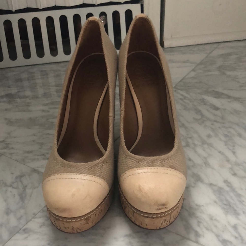 Tory Burch Neutral Wedges